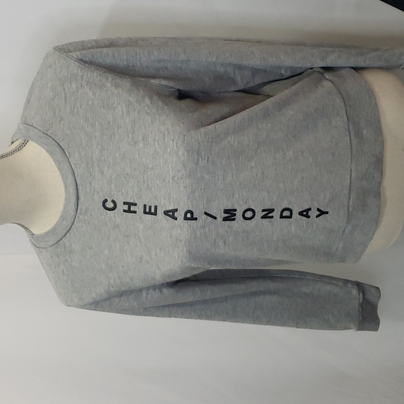 𝅺cheap MONDAY Diagonal Win Crewneck Cotton - Picture 2 of 9